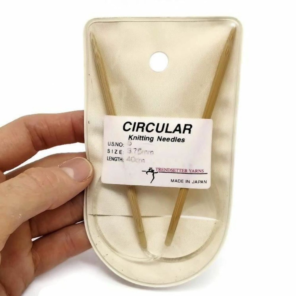 Circular Knitting Needle No.5 3.75mm 7.5" Yarn Hand Sewing Accs Art Craft DIY